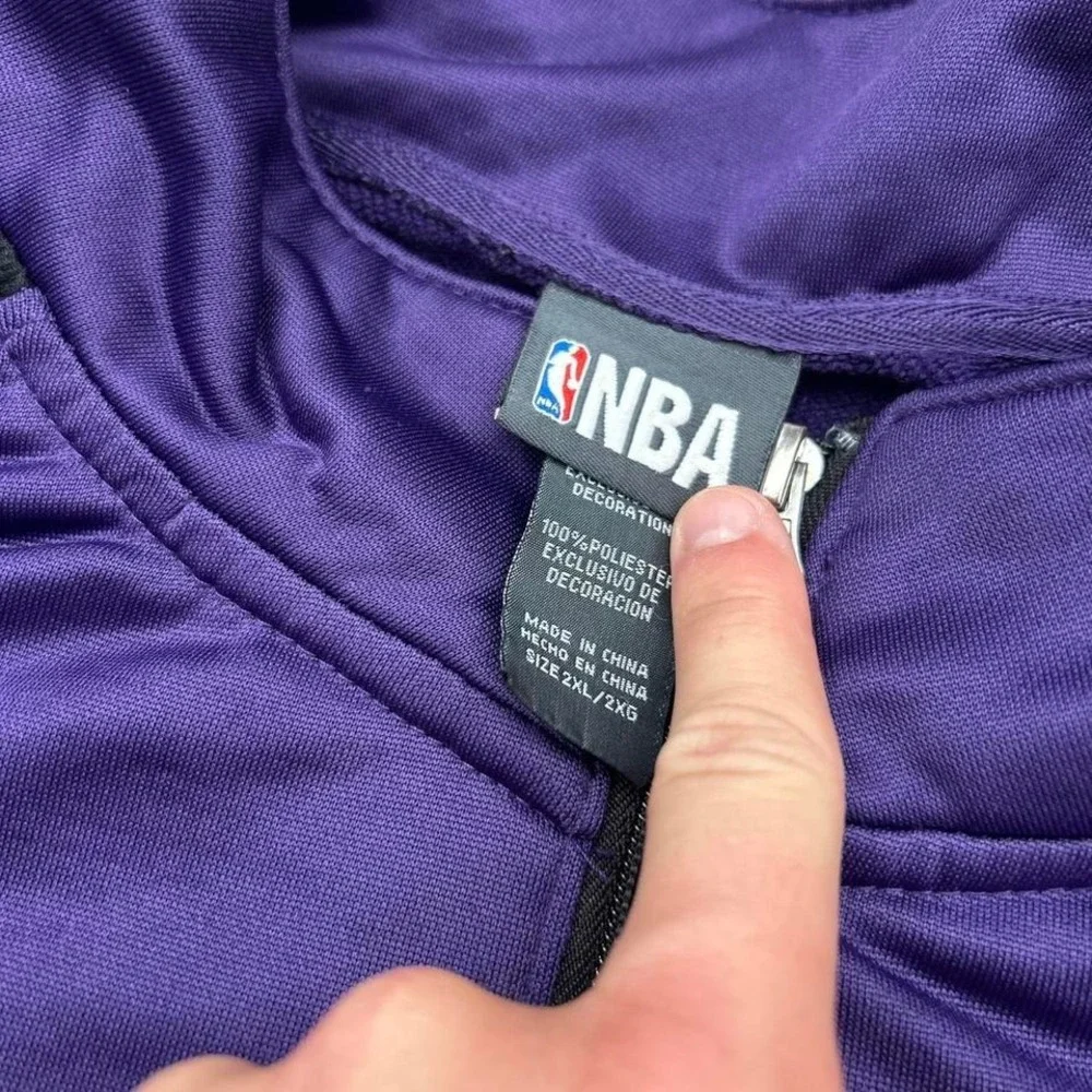 Vintage‎ NBA Purple and black Lakers track jacket